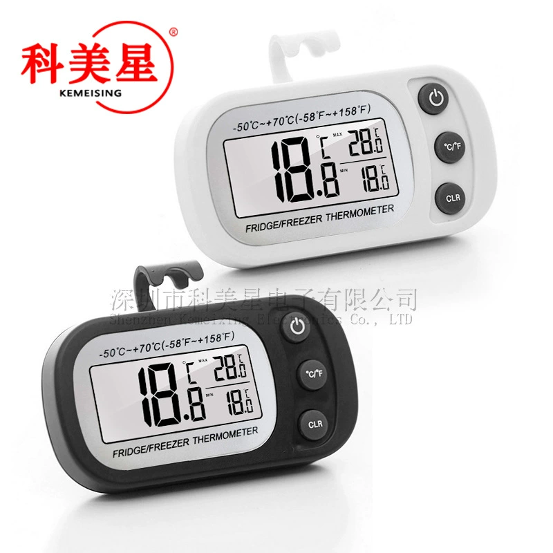 Бытовой холодильник термометр C/F преобразование дисплей шкаф термометр цифровой дисплей Водонепроницаемый холодильник термометр производители оптом