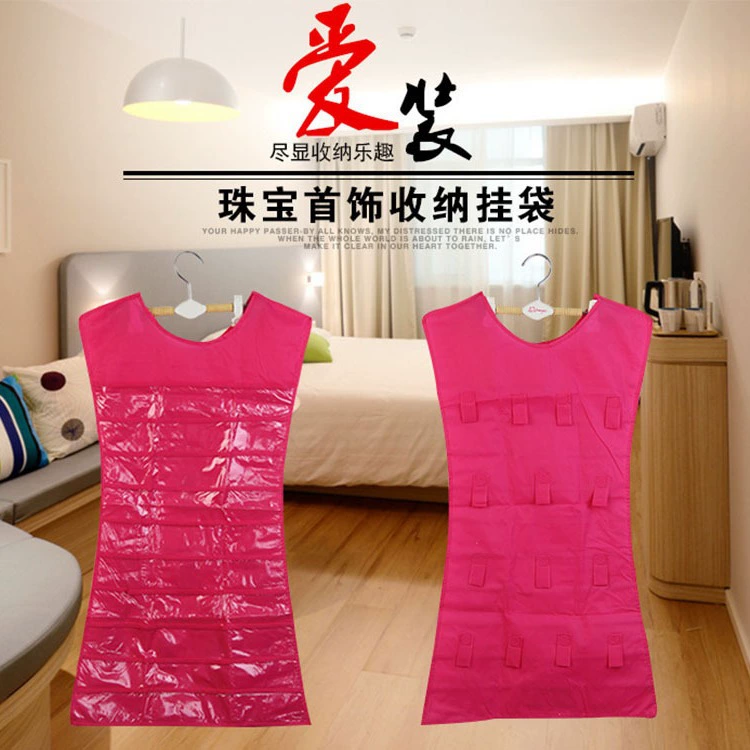 Creative storage system, hanging organiser, evening dress, vest, storage bag
