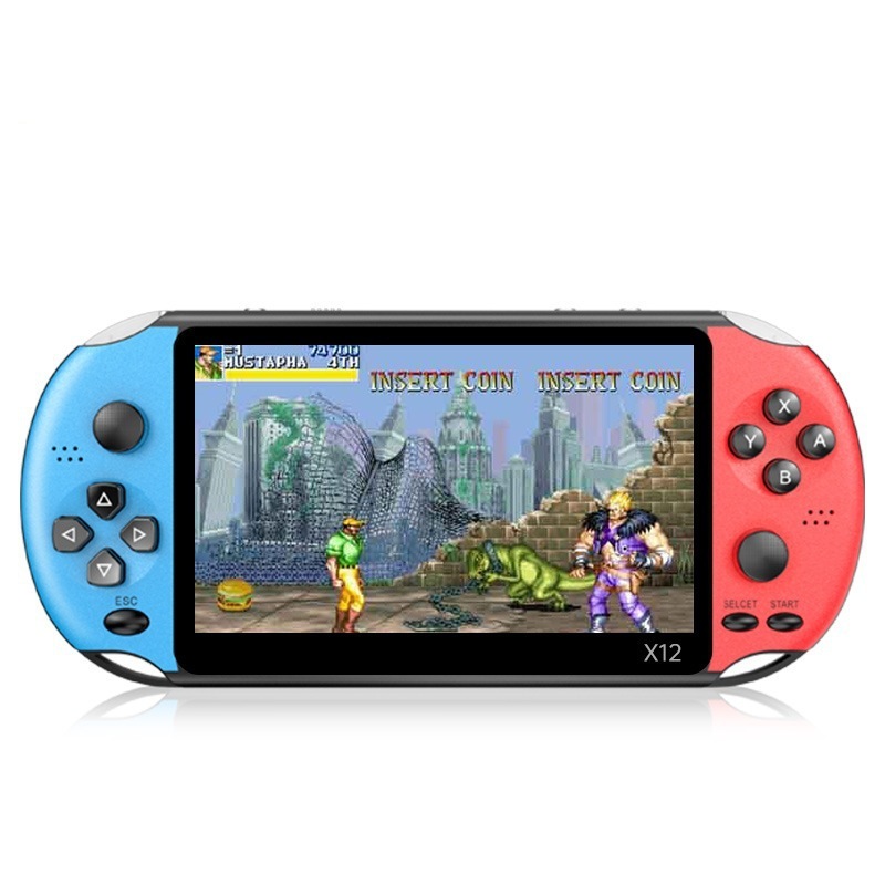 クロスボーダー X12 デュアルジョイスティックゲームコンソール 5.1inch 高精細大画面 PSP 携帯ゲーム機 GBA ノスタルジックなハンドヘルド卸売|undefined