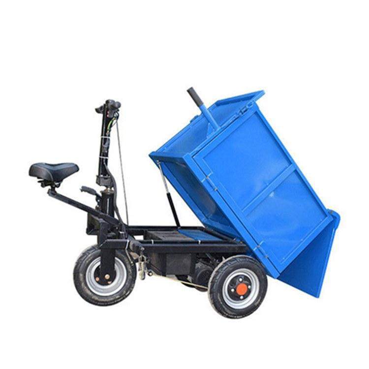 Miniatura camión de transferencia de materiales flexible y conveniente descarga rápida