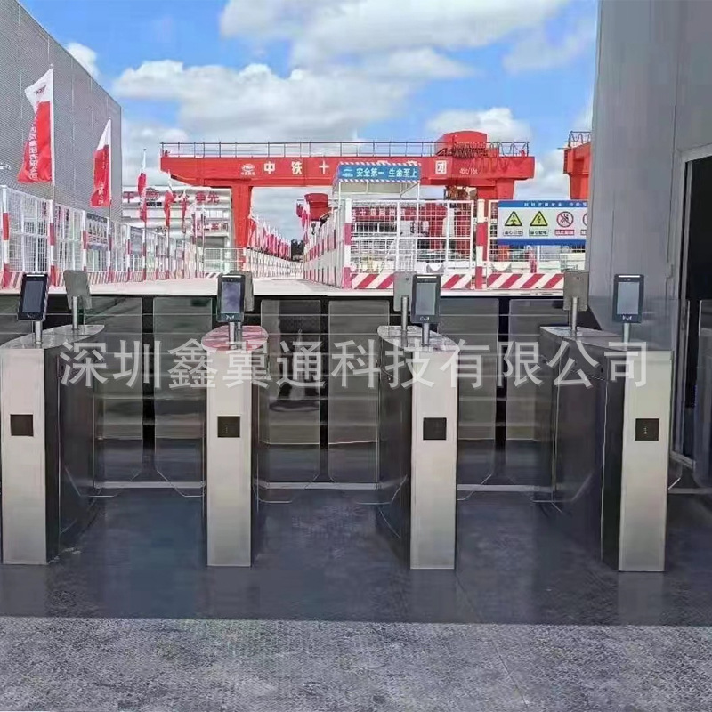 人脸识别平移闸门禁 智慧校园闸机 大学入口速通门 宿舍摆闸系统