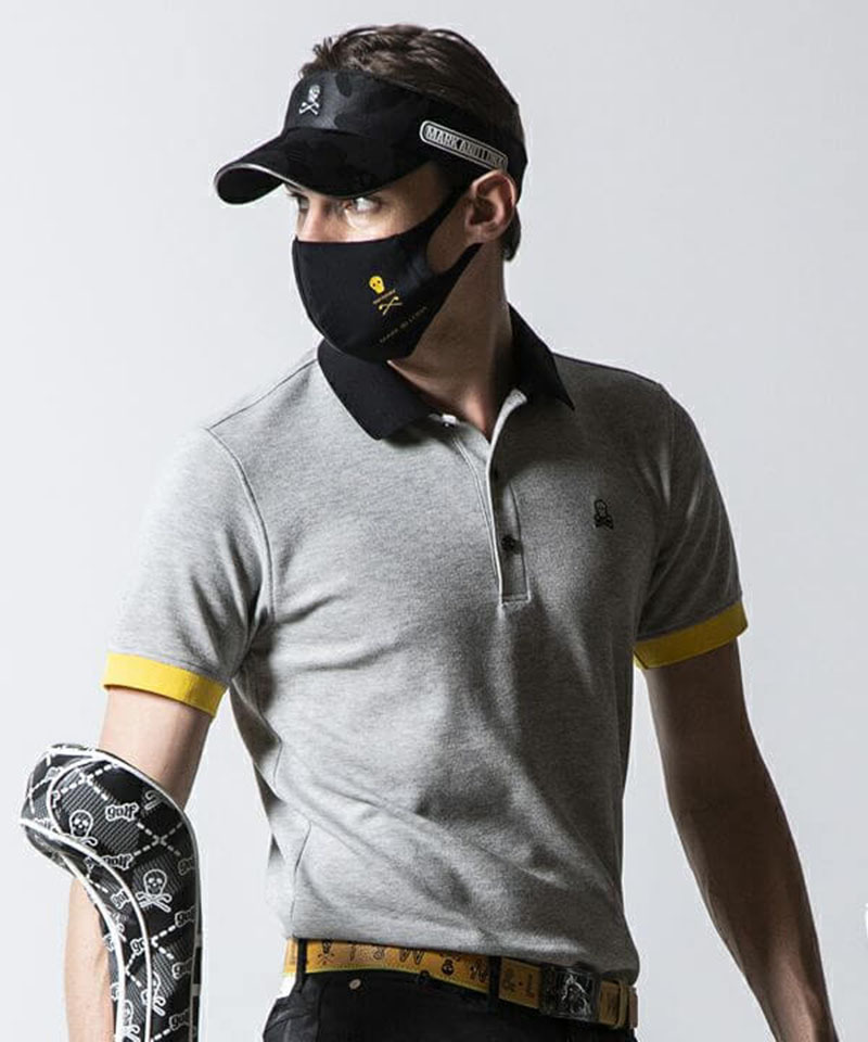 Japanese and Korean Golf Clothing Men's Short-Sleeved T-Shirt Lapel Polo Shirt Fashion Jersey Golf Men's Cotton Top