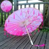 No. 12 solid wood tassel umbrella (reinforced white umbrella line)