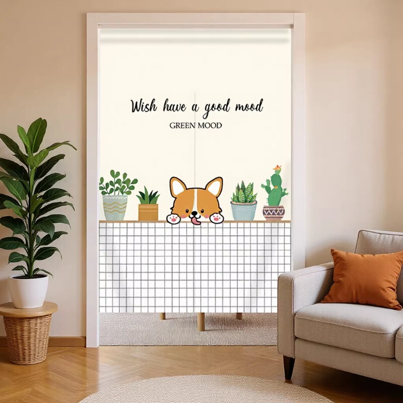 Door Curtain Partition Curtain, No-Drill, for Home Use in Bedroom, Kitchen, Half Curtain, Toilet Cloth Curtain, Magic Tape Bathroom Partition Curtain Door Curtain Partition Curtain, No-Drill, for Home Use in Bedroom, Kitchen, Half Curtain, Toilet Cloth Curtain, Magic Tape Bathroom Partition Curtain