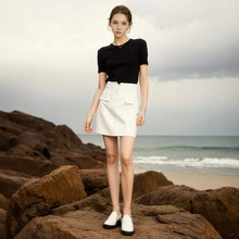 一手货源【佳人苑】品牌专柜撤柜！韩版高腰包臀显瘦半身裙女25夏