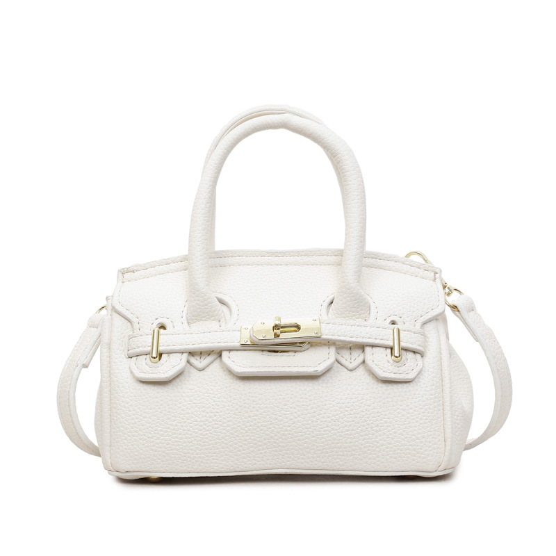 Texturas de alta calidad lujosas bolsas de mano Kylie 2026 nuevas moda transfronterizas lichi estampado versátil mochila