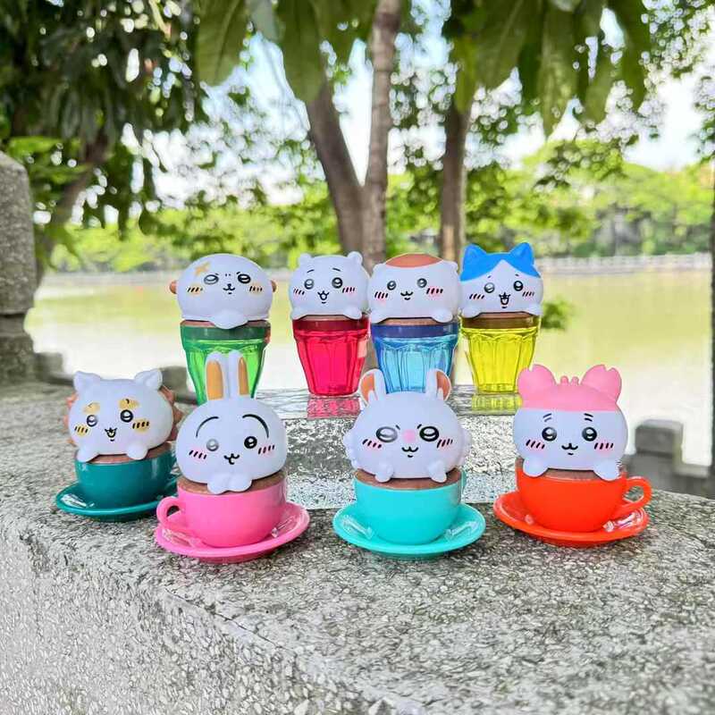 8 Coffee Self-Mocking Bears Jiyikawa Blind Box Friends Series Xiaobajiyi Peripheral Cute Dolls