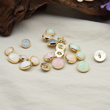 富星光钮扣 树脂合金服饰辅料浅色可爱系衬衣扣时尚可爱风纽扣