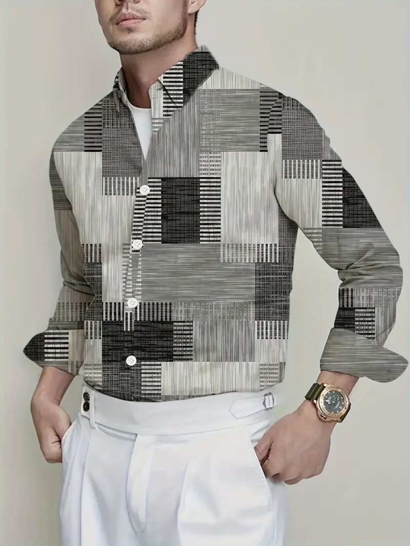 Comercio exterior europeo y americano Amazon 2025 nueva tendencia de la moda casual todo fósforo camisa de manga larga de alta calidad MB12