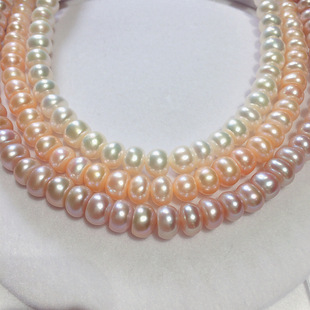 Mother's Day event special price mom chain natural freshwater pearl necklace steamed bun round set gift box gift wholesale