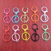 diy玩具公仔挂件龙虾扣三件套四件套彩色平圈八字扣钥匙扣钥匙环