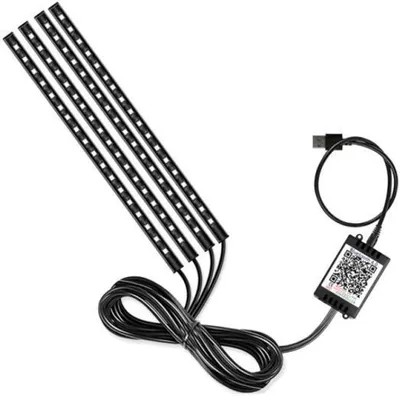 Other lights: four foot bottom light car - usb72ledapp-model-colorful-light-strip-voice-control-bag