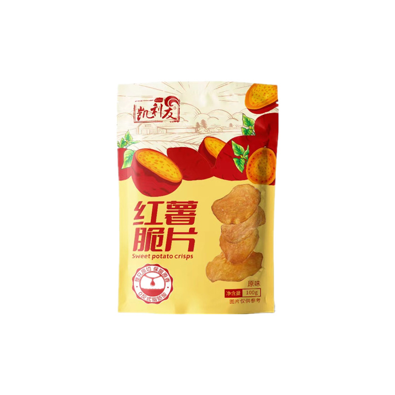 小零食批发红薯片酥脆香酥100克袋香脆地瓜片鲜切红薯干番薯干