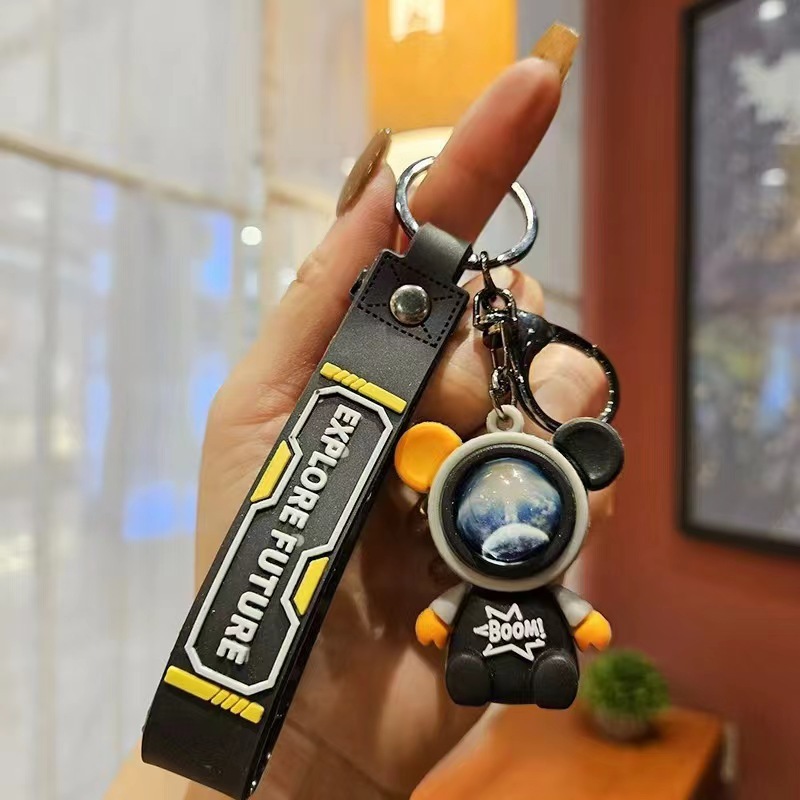 Moda nórdica corbata oso tendencia violenta personalidad llave oso bolsos accesorios accesorios pequeños regalos creativos
