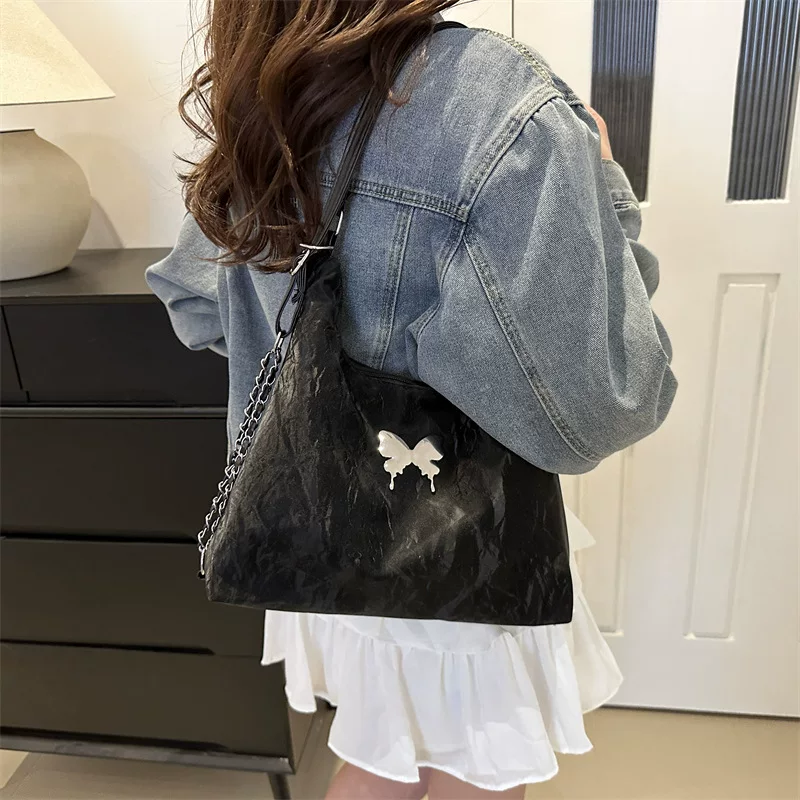 Capacious one-shoulder bag, backpack, Korean style