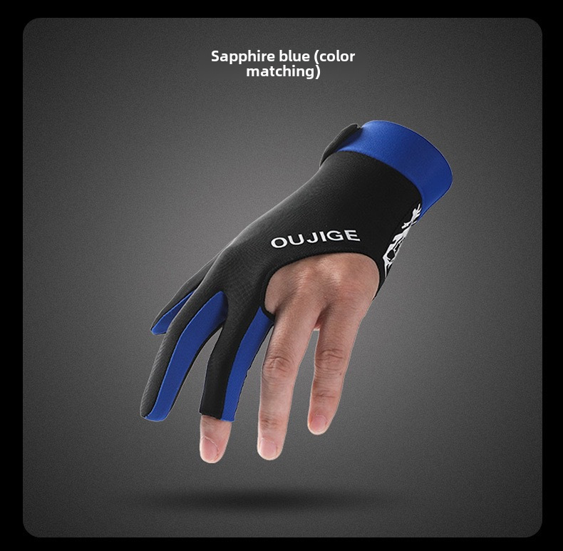 Billiards Gloves Sunscreen Men's and Women's Outdoor Snooker Non-slip Casual Thin Summer Cycling Single Pack_maomaolike.com
