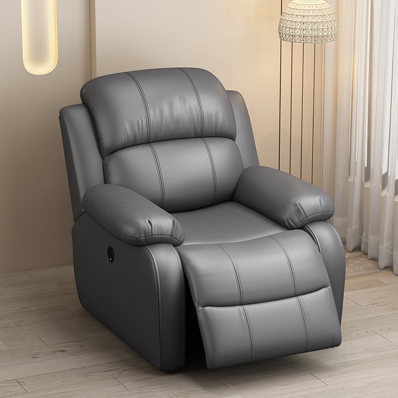 First-Class Space Sofa Cabin Technology Fabric Single Rocking Electric Manicure Massage Lazy Multi-Function Chair Living Room Leather