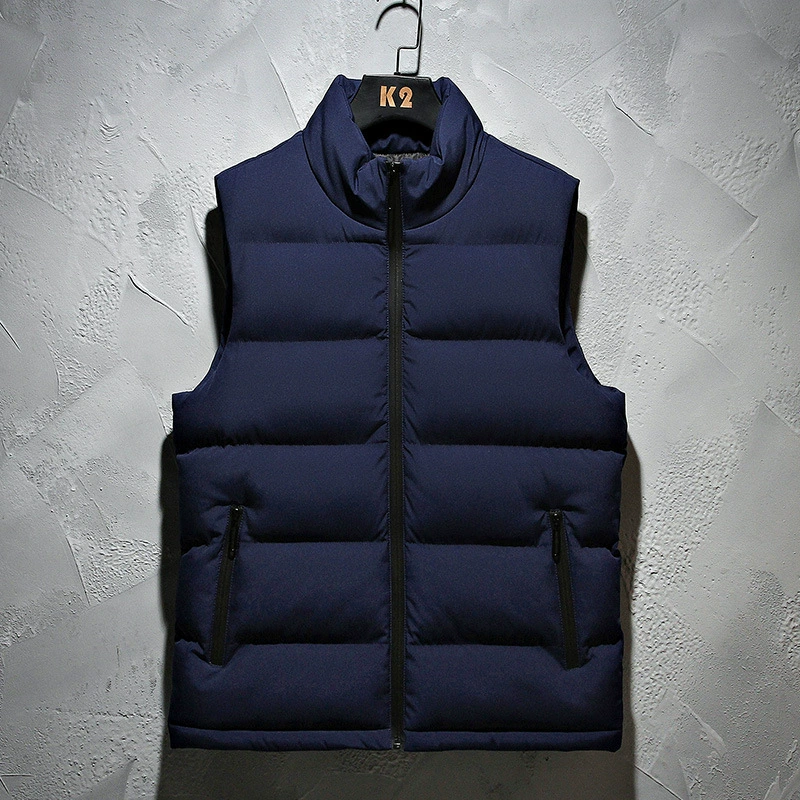 Повседневное спортивное хлопковое жилет мужской новый осенний и зимний молодежный мода без рукавов хлопчатобумажный жилет тренд