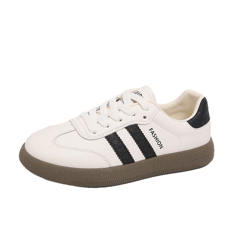 Dexun White Shoes For Women Versatile Spring And Autumn Flat Thick Sole 2025 Summer New Trendy Hot-Selling Casual Sports_voghion.com