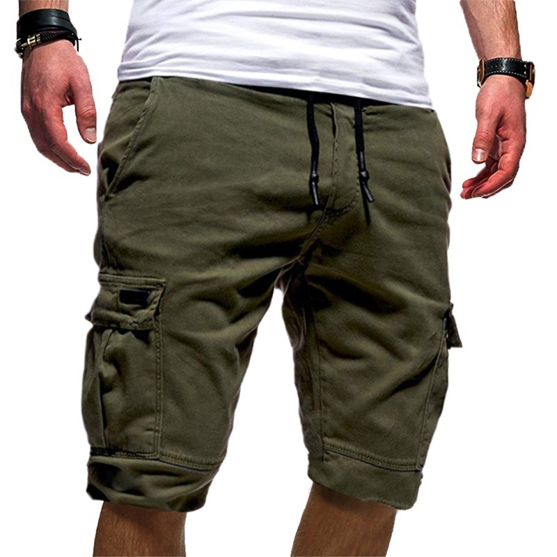 Amazon ebay men's outdoor sports shorts loose tether casual men's overalls pants multi-pocket pants men's