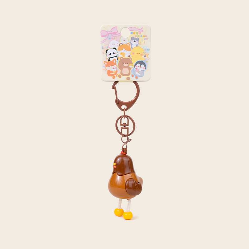 オリジナルミニ小動物引き脚シンプルな北欧スタイルのキーホルダーペンダントかわいい小さなペンダントギフト卸売|undefined