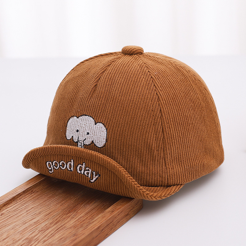 Primavera y otoño ajustable sombrero de pato para bebés, sombrero de béisbol universal para niños y niñas, sombrero de protección solar de primavera y verano