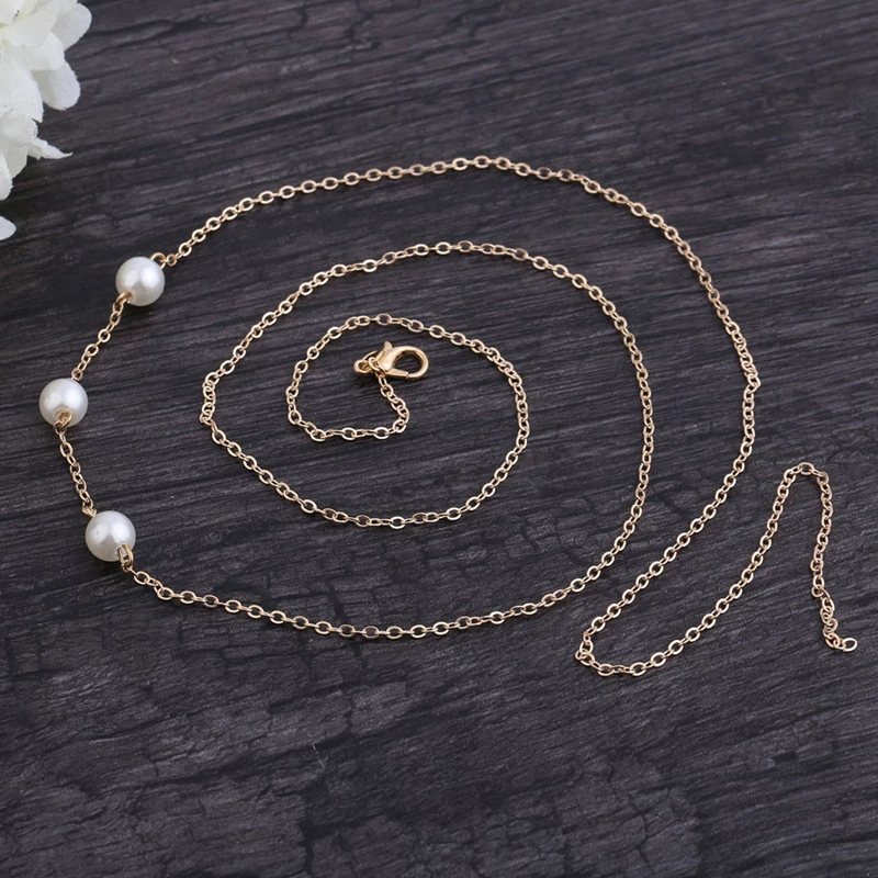 Fashionable jewelry, sexy accessory pearl, boho style