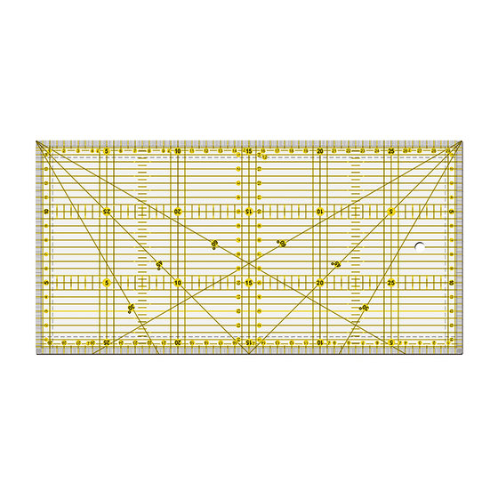 Factory wholesale acrylic patchwork ruler clothing vertical ruling gauge sewing ruler cutting fabric tools cross-border exclusive