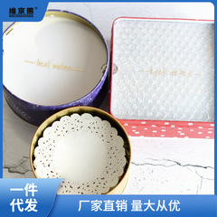 鐵盒配套牛油紙 硅油紙 花邊紙墊 防震氣泡墊 曲奇鐵盒配件創薑茶