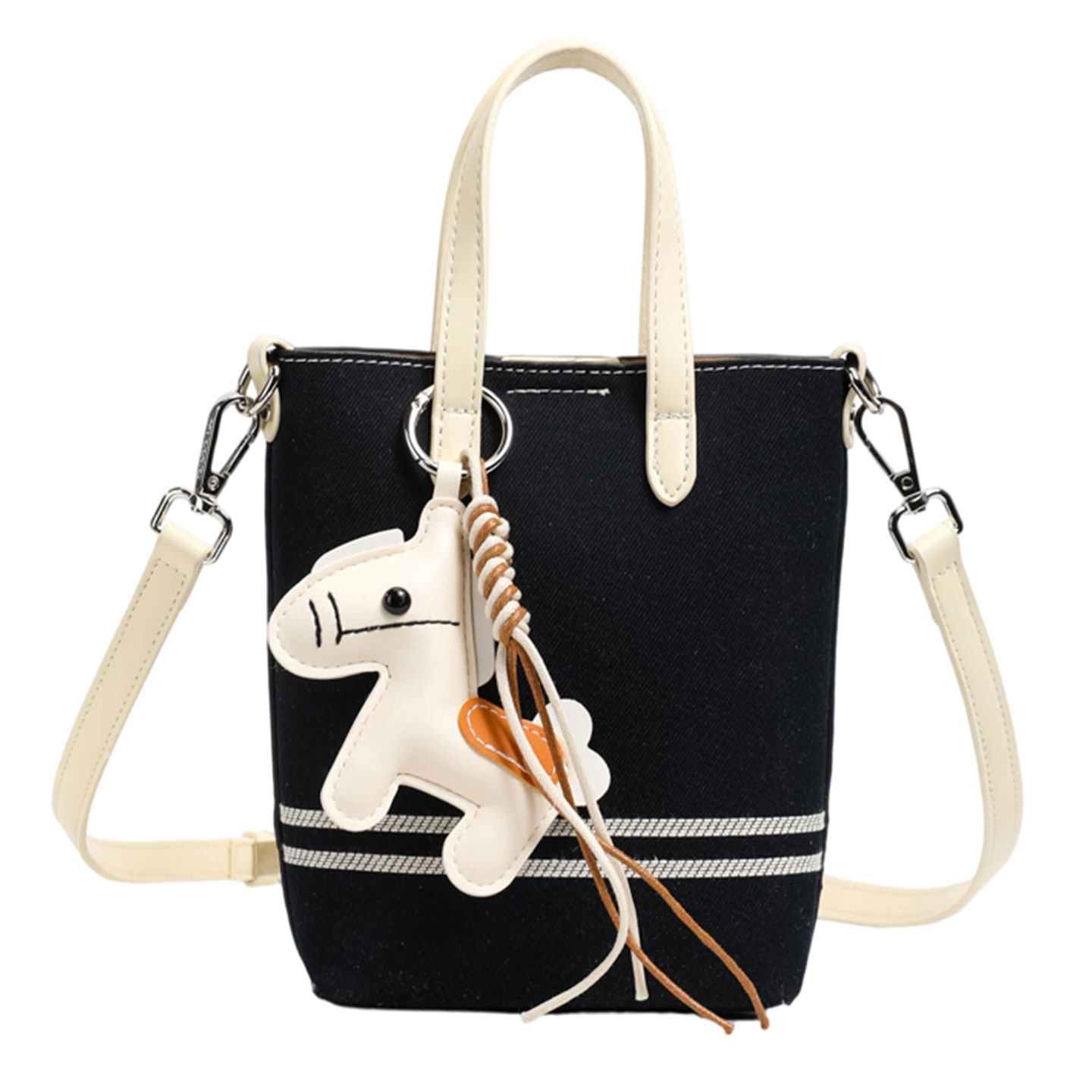 Bolso de cinturón, bolso a rayas, bolso de mujer, estilo coreano, nicho de moda, 2026 nuevo cubo de verano