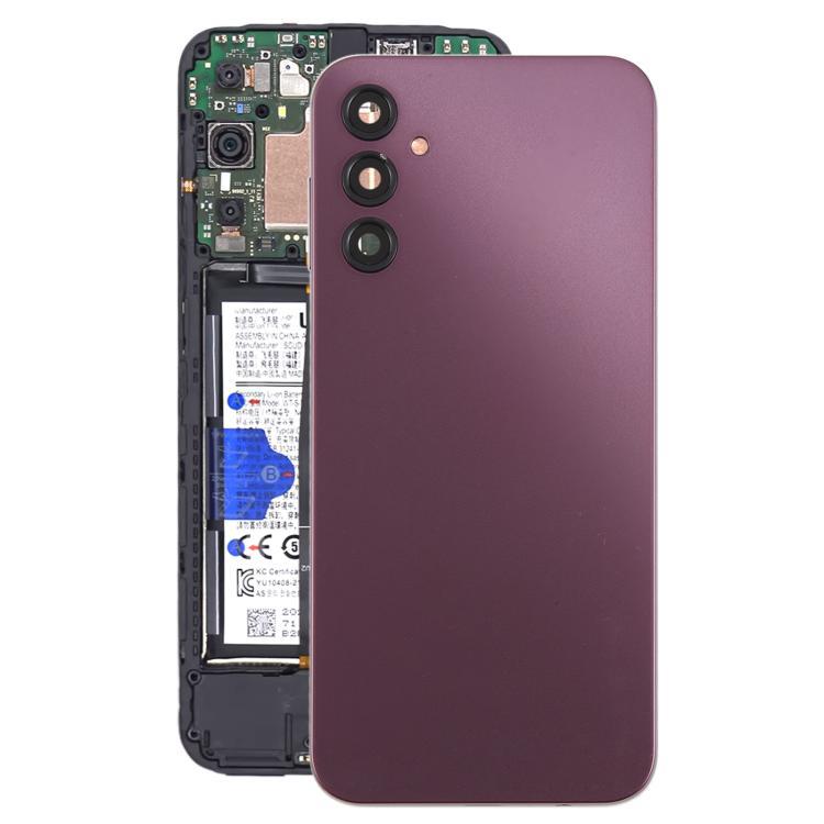 Para Samsung para Galaxy A14 5G SM-A146B Batería cubierta trasera con anillo de fase