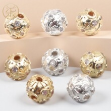14K�~僽�߱�ɫ��ʯ�A��ֱ�׻������diy�ֹ���朴����Ʒ���
