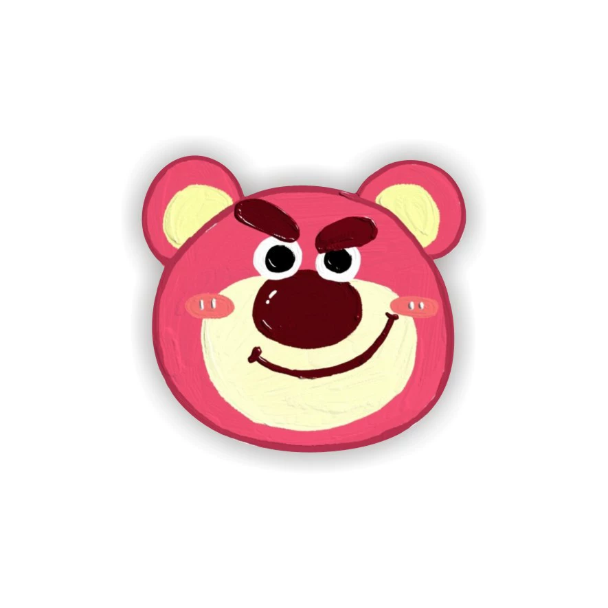 Весёлый Tide Cartoon Strawberry Bear Type Nabel Diffel Shiri Micheki Penny Studi Симпатичная брошь