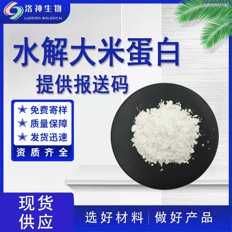 90%水解大米蛋白 化妆品原料大米提取物现货供应包邮大米蛋白粉