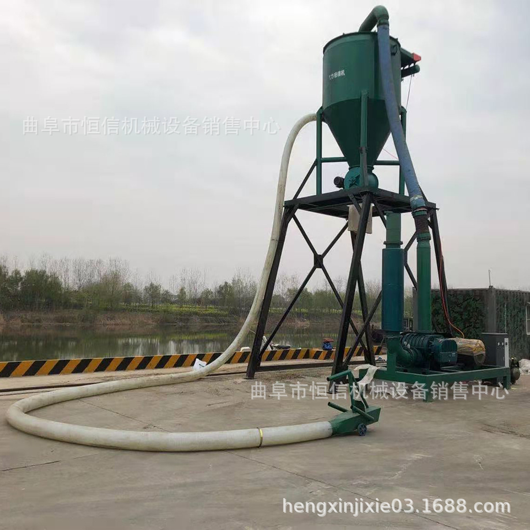 移动式龙门架气力吸灰机zcjb 钢板仓粉煤灰布袋除尘气力吸灰机