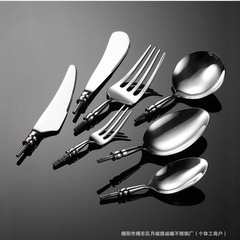 卸売 304 ステンレス鋼ボールビーズハードウェアヘッド半完成西洋食器厚みのある固体旋盤部品ナイフ、フォーク、スプーンアクセサリー