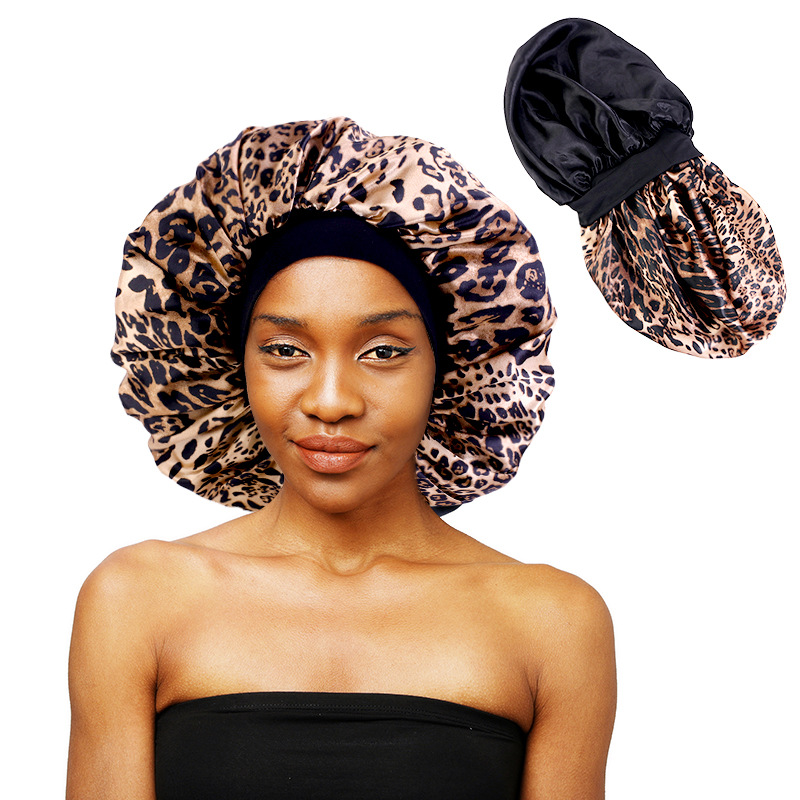 New Extra Large Double Layer SATIN Nightcap Chemotherapy Cap SATIN BONNET SATIN Nightcap Amazon