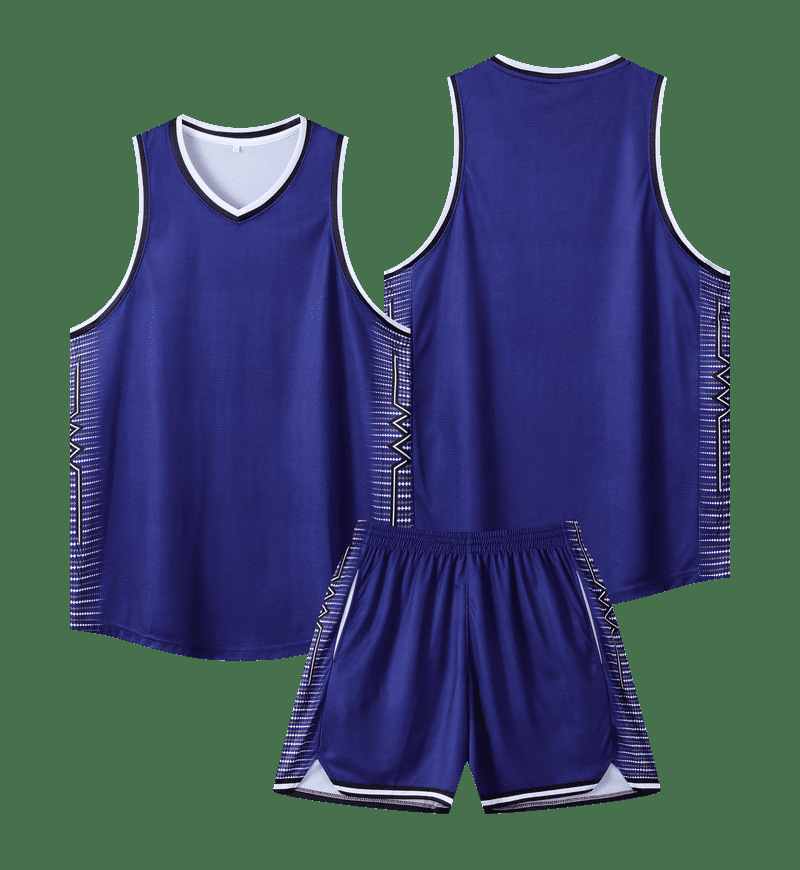 traje de baloncesto americano personalizado juego de entrenamiento masculino rápido secado transpirable camiseta de hombro estrecho impresión logotipo uniforme de equipo