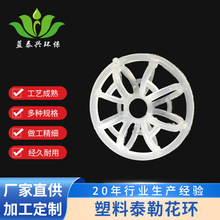 供应喷淋塔塑料泰勒塑料散堆花环填料聚丙烯灯笼环设备PPP环保球