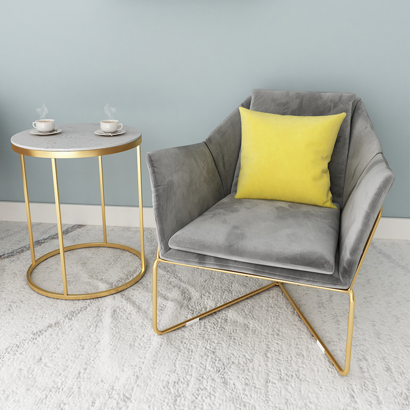 Nordic Single Sofa Women's Clothing Store Light Luxury Sofa Chair Clothing Store Simple Modern Designer Internet Celebrity Lazy Balcony