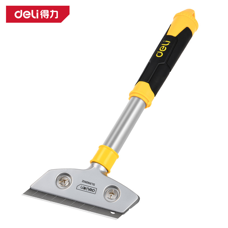 得力DL359260Z重型铝合金清洁铲刀260mm尾部螺丝刀