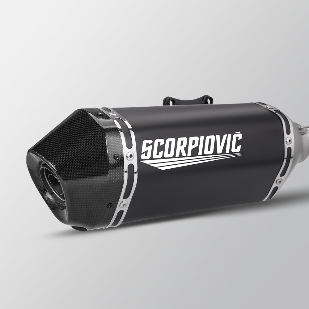 Motorcycle exhaust pipe modification is suitable for the new Vespa Spring 3V full-section exhaust pipe 2014-2022
