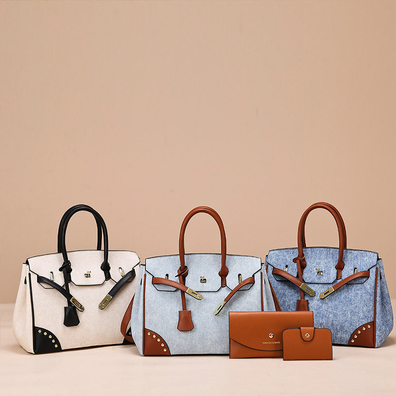 womanbags2024 New Large Capacity Shoulder Crossbody Handbag Women's Bag Contrast Color Commuter Bag Cross-border Bag womanbags2024 New Large Capacity Shoulder Crossbody Handbag Women's Bag Contrast Color Commuter Bag Cross-border Bag