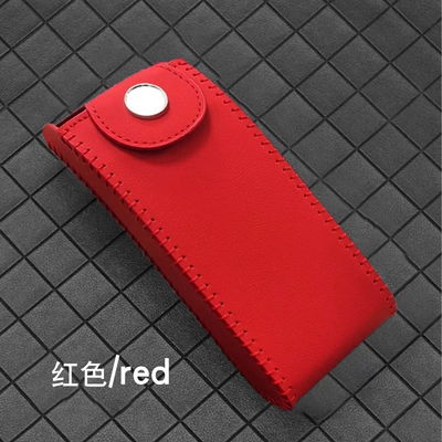 Car Glasses Case Non-Destructive Installation Car Sun Visor Glasses Clip Car Interior Accessories Storage Sunglasses Holder Factory Direct Sale (Car Glasses Clip/Bill Clip) - vertical-hand-stitched-glasses-case-big-red