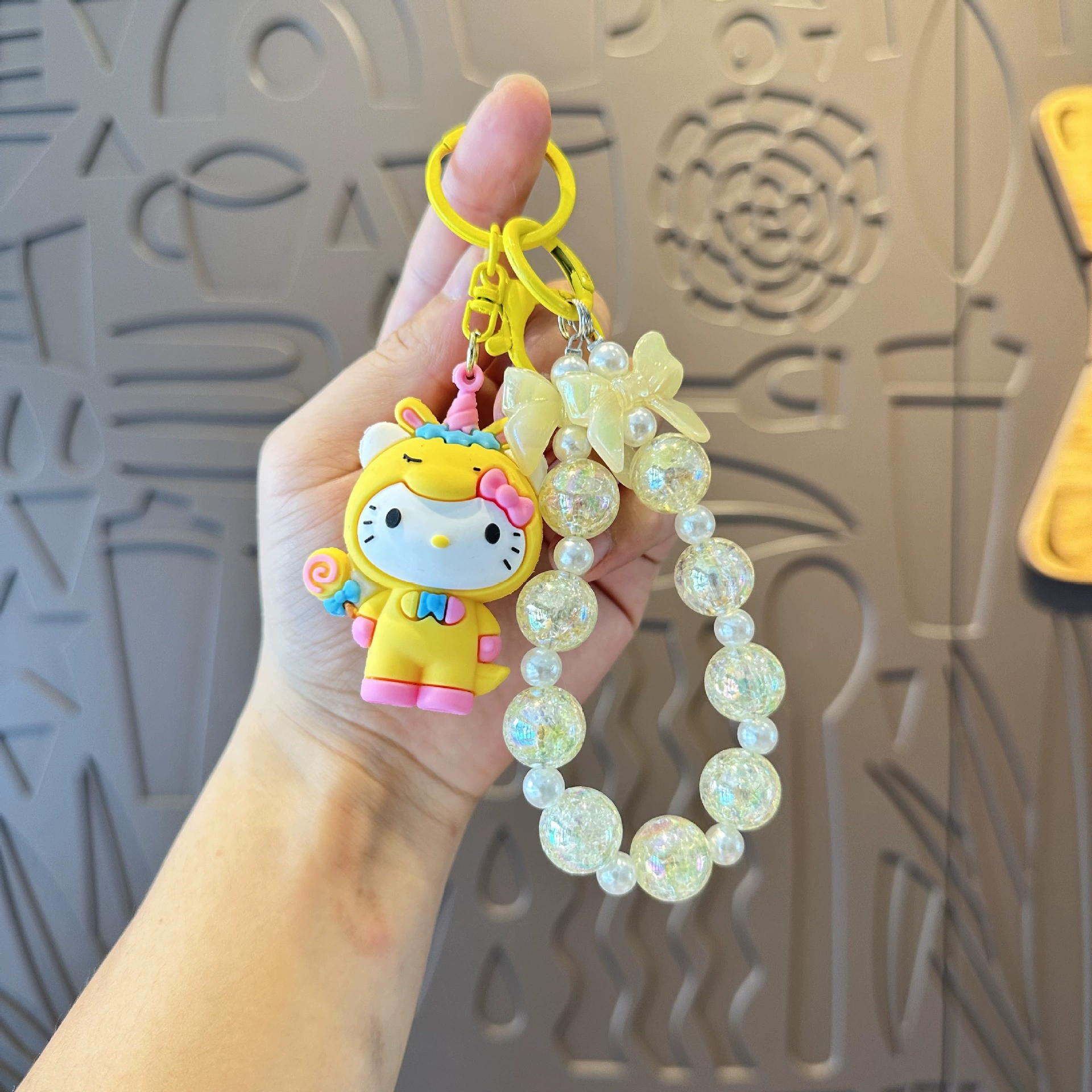 Hello Kitty, милый брелок, мобильный телефон, подвеска