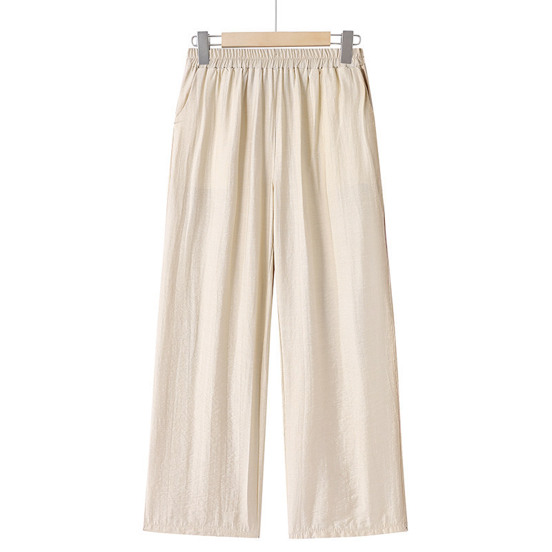 Grandma's Cotton and Linen Women's Pants, Summer Thin Style, Mom's Pants, Linen Casual Pants, Summer Wear, Large Size, Loose Fit, Nine-Point Wide-Leg Pants Grandma's Cotton and Linen Women's Pants, Summer Thin Style, Mom's Pants, Linen Casual Pants, Summer Wear, Large Size, Loose Fit, Nine-Point Wide-Leg Pants