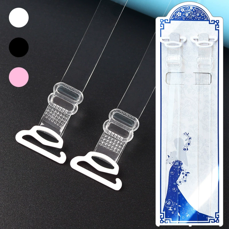 Бесшовные ультратонкие прозрачные бретельки для бюстгальтера с защитой от скольжения, невидимые бретельки для бюстгальтера, ширина 1,0 см