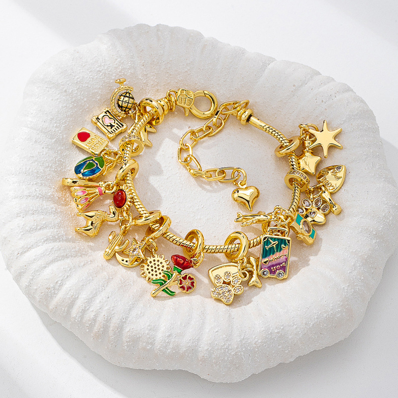 Qingdao Daiwei Jewelry 1 DIY Charm Bracelet Y2K Style Fun Pendant Bracelet Women's Jewelry Gift Qingdao Daiwei Jewelry 1 DIY Charm Bracelet Y2K Style Fun Pendant Bracelet Women's Jewelry Gift