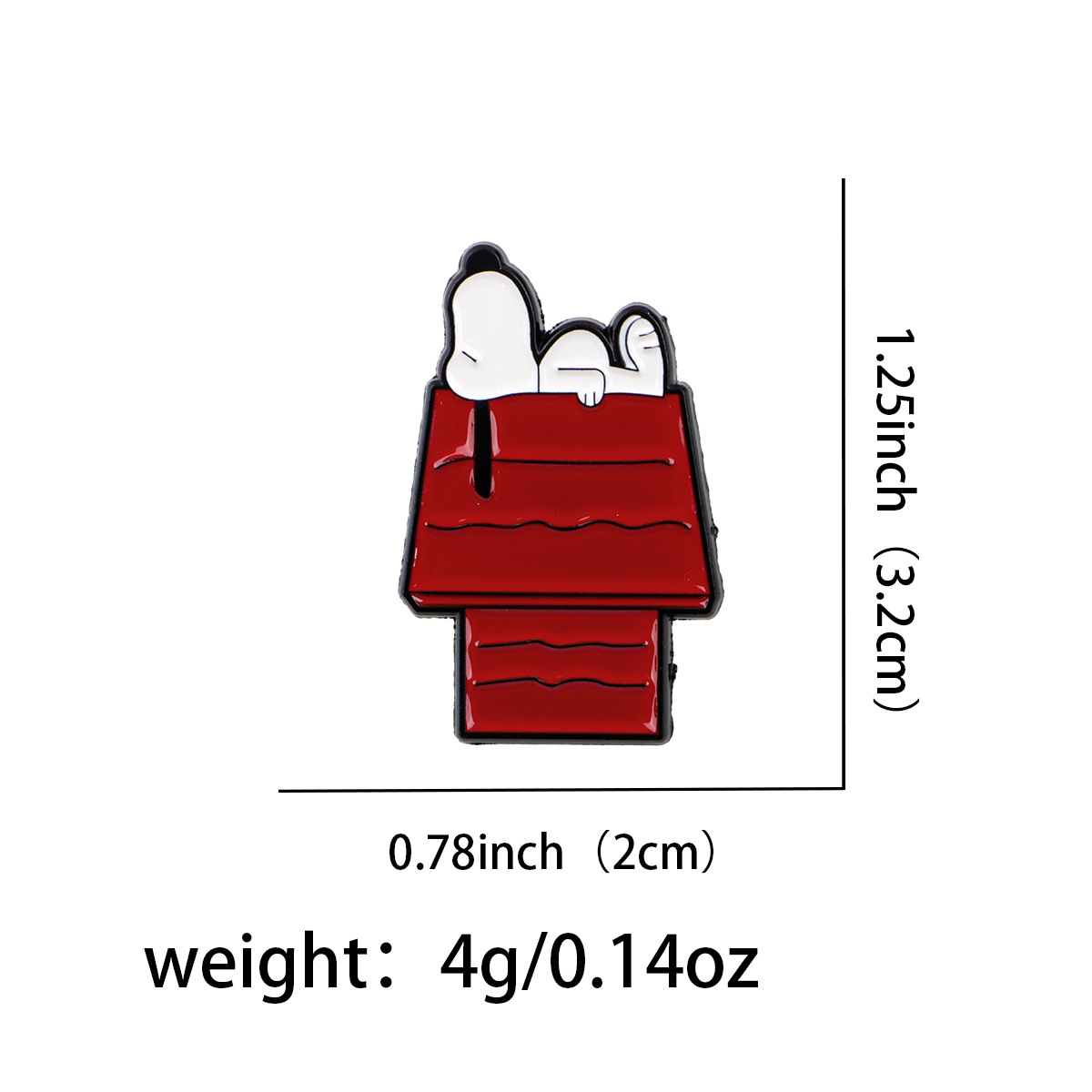 Insignia de perro caricatura, metal, linda, accesorio para ropa/bolsos