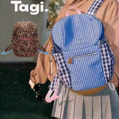 Tagi2025新款面包包休闲大容量背包肩带可调节旅行通勤双肩包女